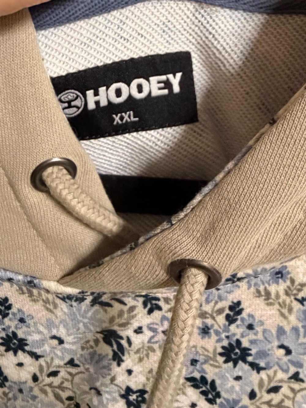 NWOT Hooey Ditzy Ditsy Floral Print Oversized Hoodie western Punchy - Picture 3 of 5